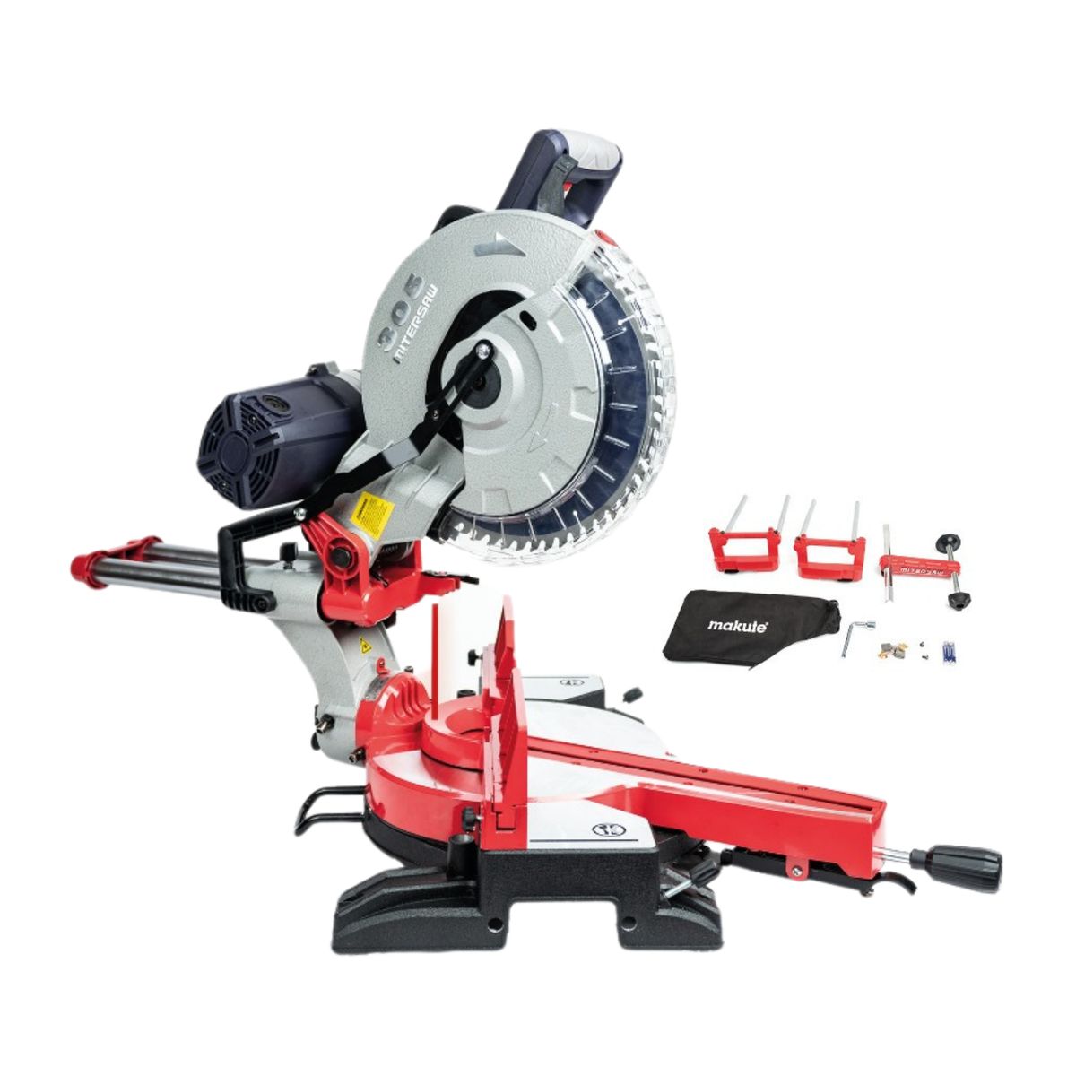 MAKUTE - Sierra ingleteadora telescopica 2000w 12 industrial Makute
