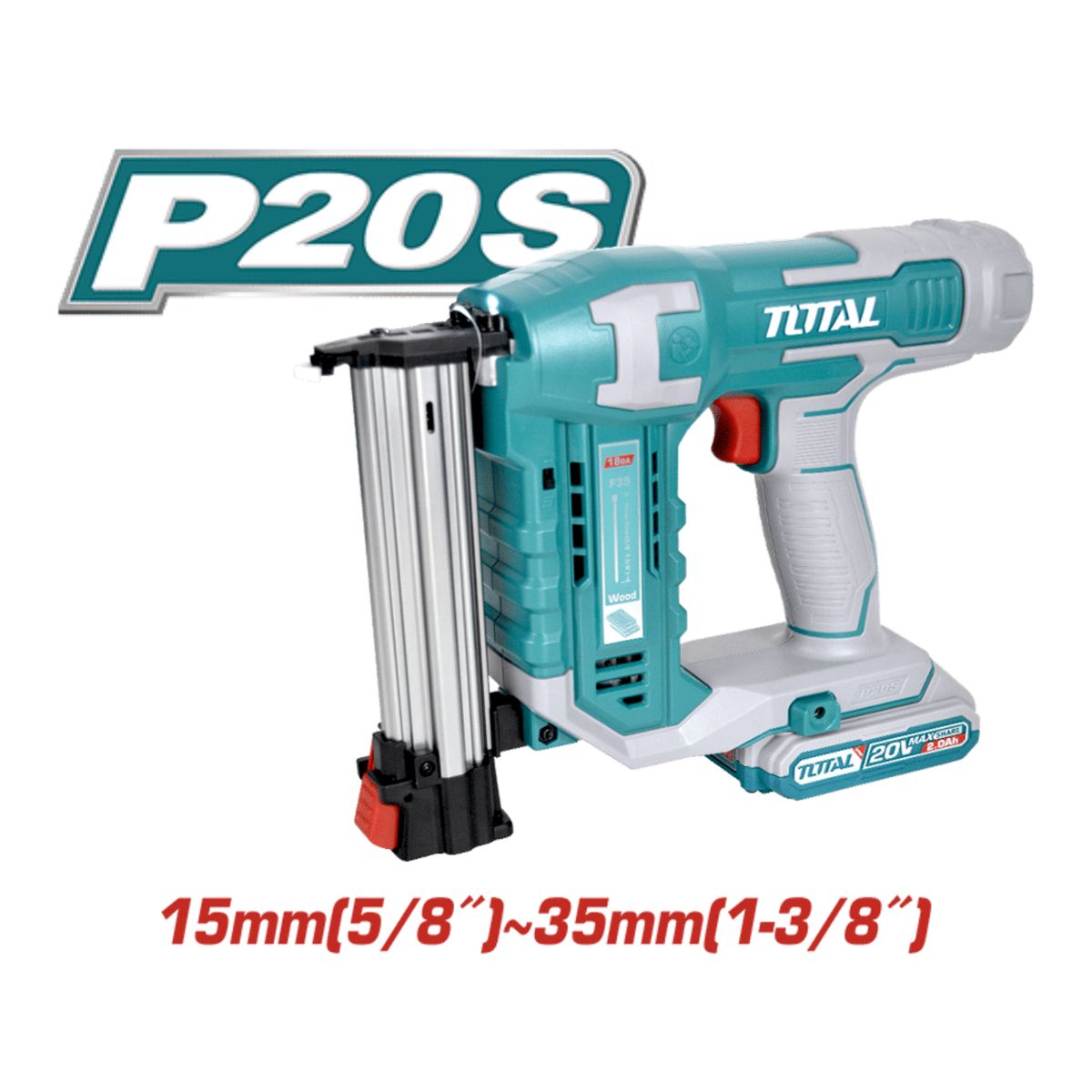 TOTAL TOOLS - Combo clavadora 20v + herramienta multifuncion 20v Total