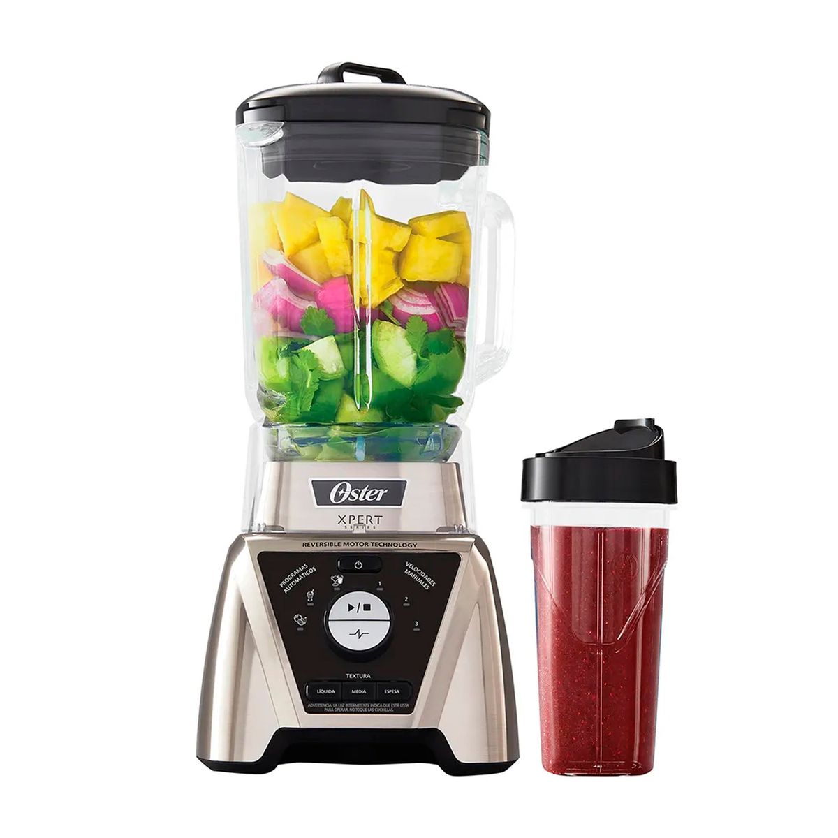 OSTER - Licuadora Oster con control de textura BLST3B Niquelada + Accesorios