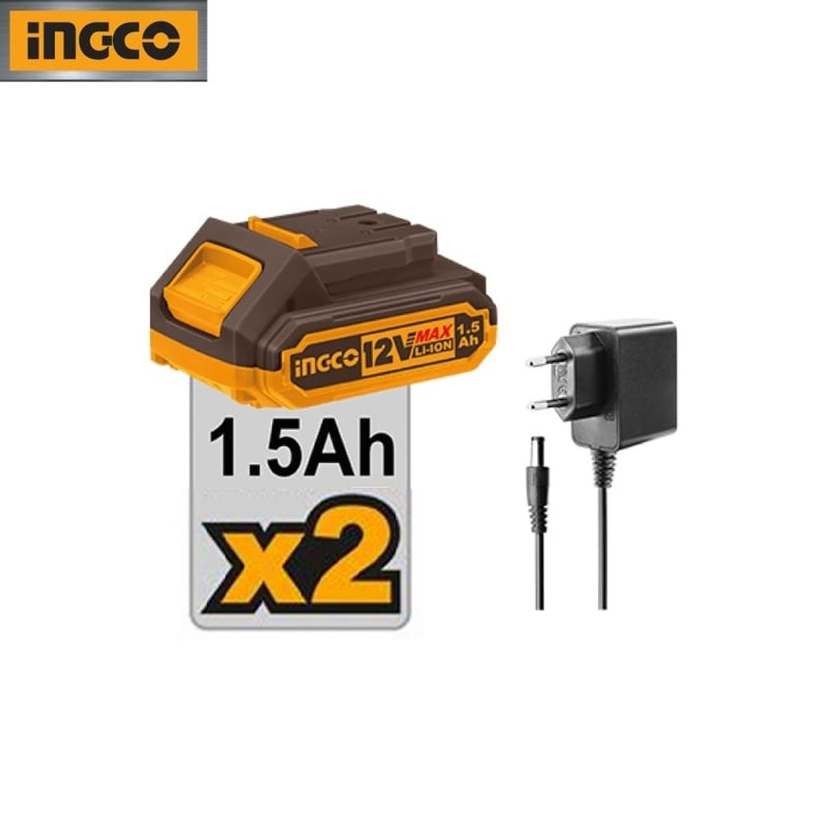 INGCO TOOLS - Taladro Percutor Inalámbrico 12V INGCO CIDLI1228