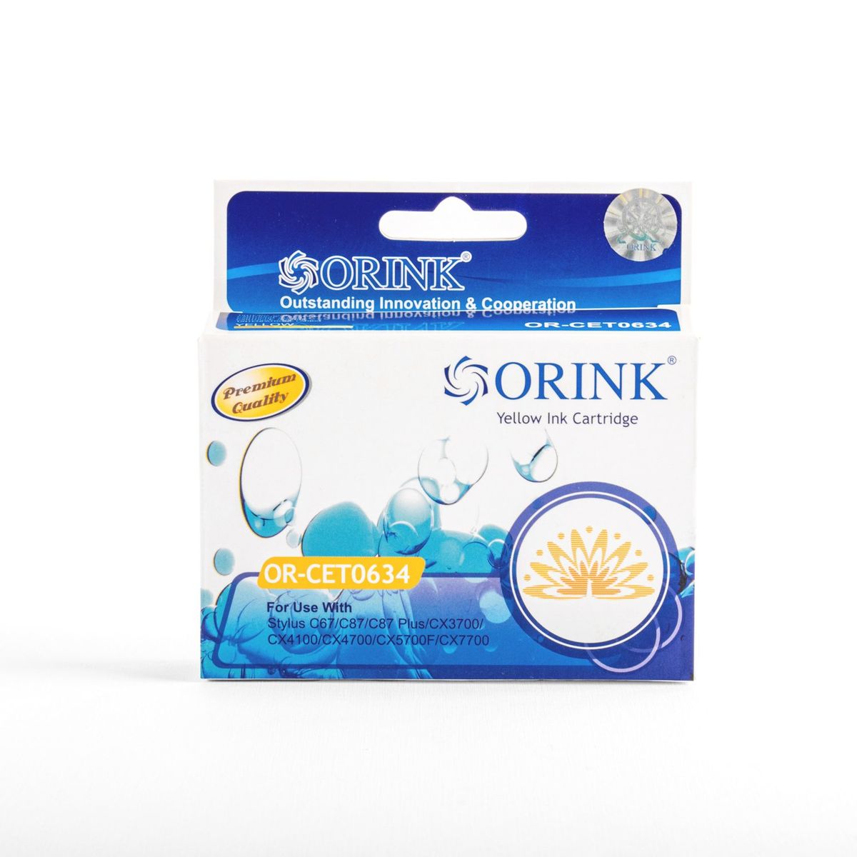 GENERICO - Cartucho de tinta Compatible ORINK CET 063 4 Amarillo  Yellow