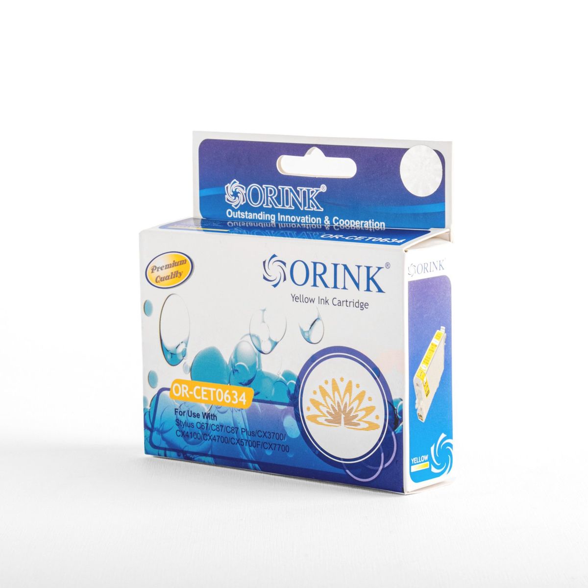 GENERICO - Cartucho de tinta Compatible ORINK CET 063 4 Amarillo  Yellow