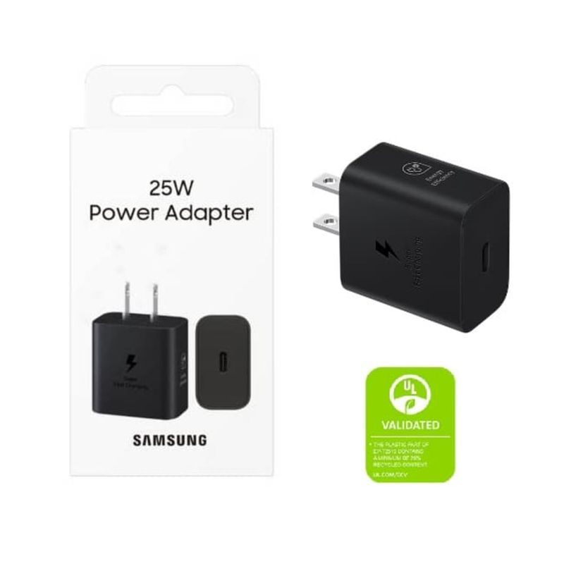 SAMSUNG - Adaptador Samsung 25W Original Para Samsung  A54 - Negro