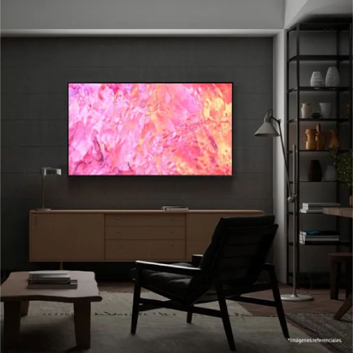 SAMSUNG - Televisor Samsung QLED 50” Smart TV 4K QN50Q60CAGXPE