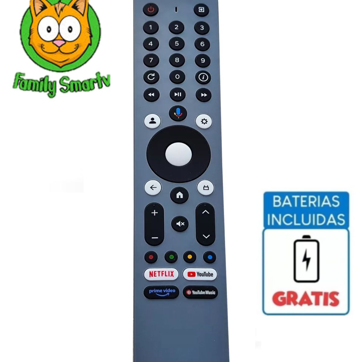GENERICO - Control Remoto Generico Para Tv Jvc Smart tv Modelo Rm-c329 +  Funda