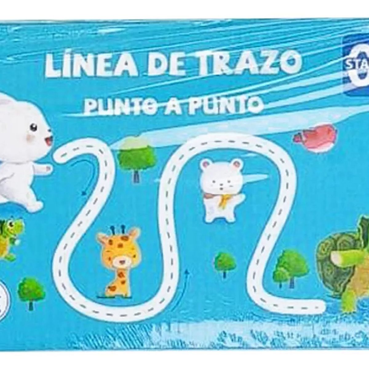 GENERICO - Libro de Trazo Animalitos para Bebes y Niños
