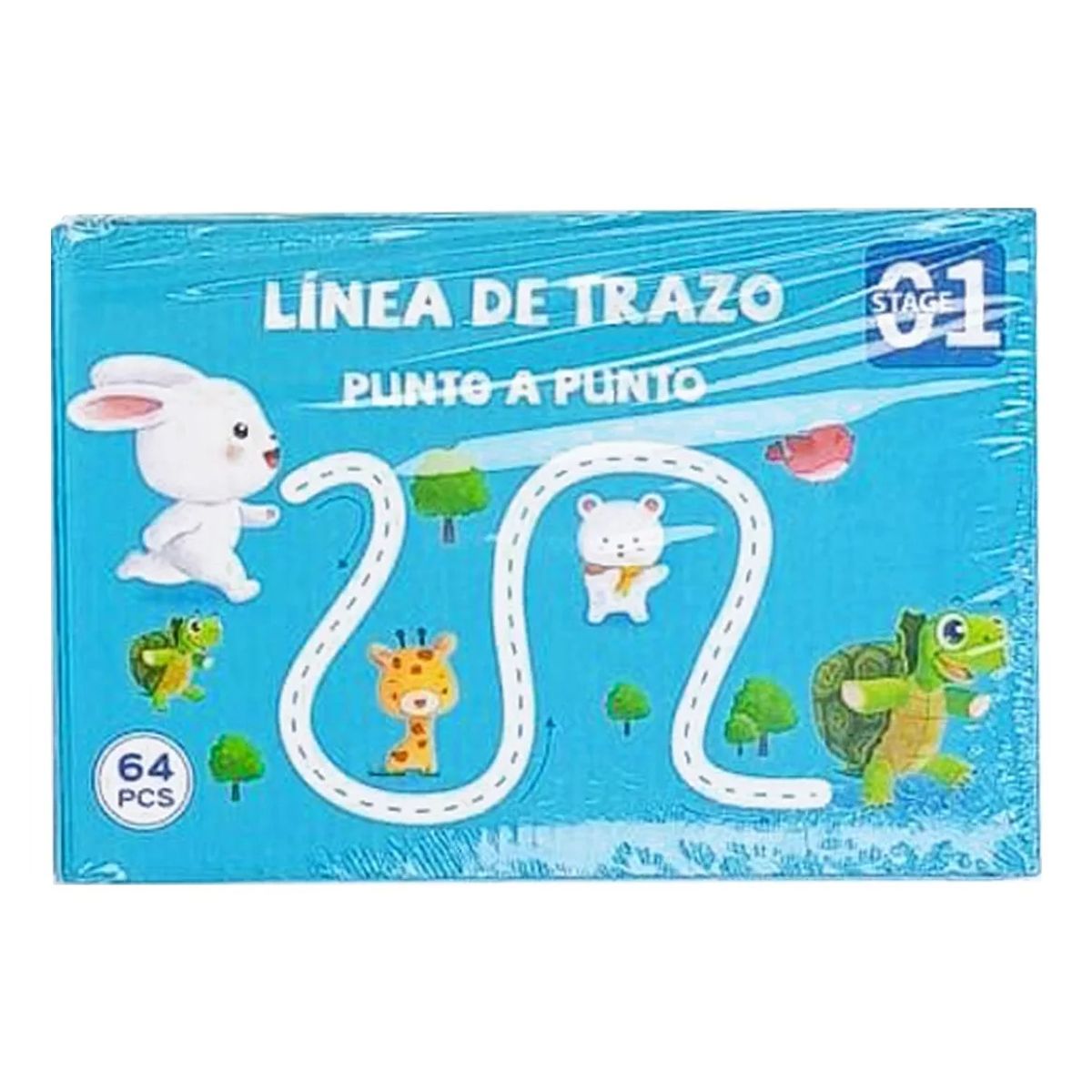GENERICO - Libro de Trazo Animalitos para Bebes y Niños