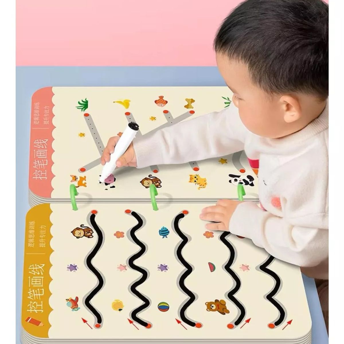 GENERICO - Libro de Trazo Animalitos para Bebes y Niños