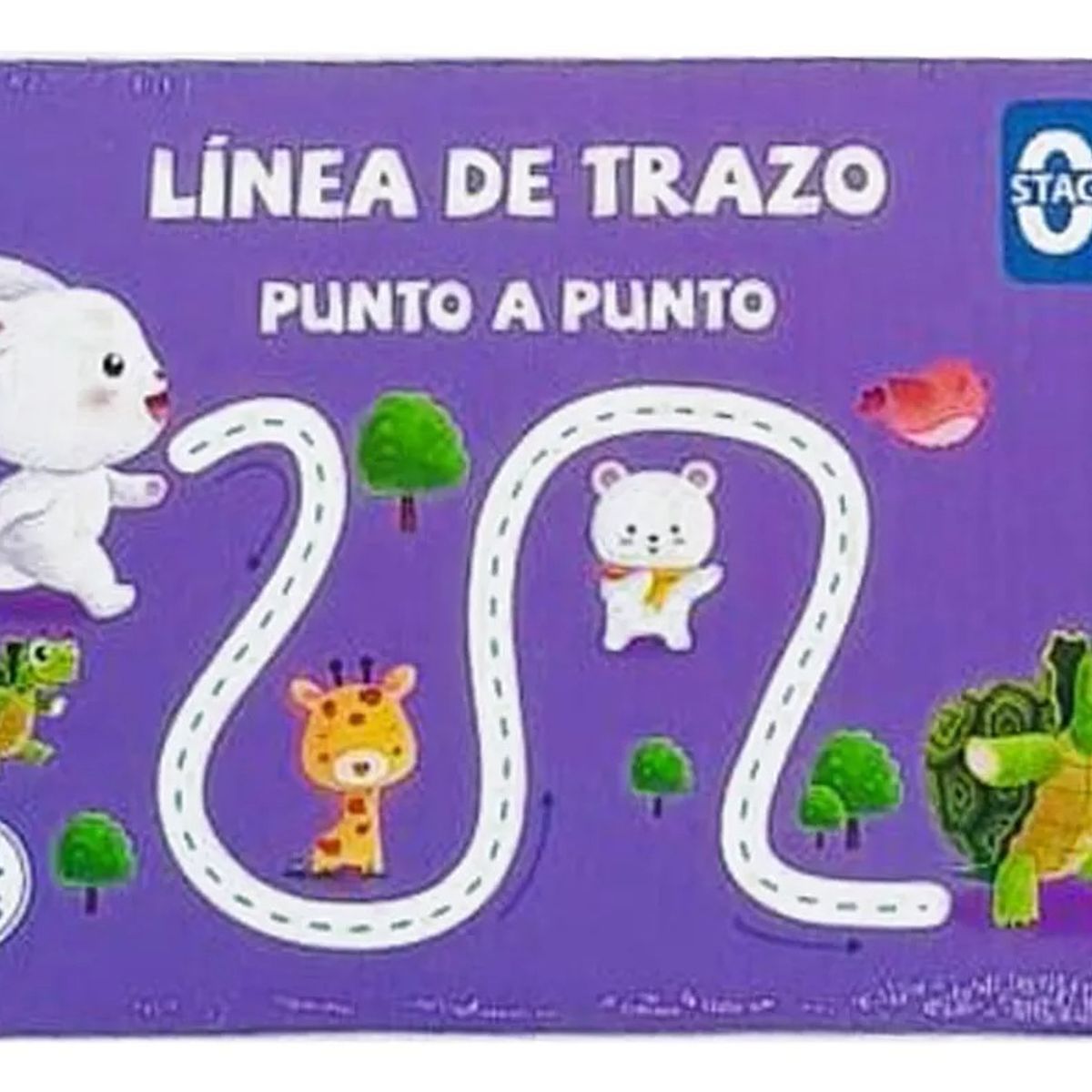 GENERICO - Libro de Trazo Animalitos para Bebes y Niños