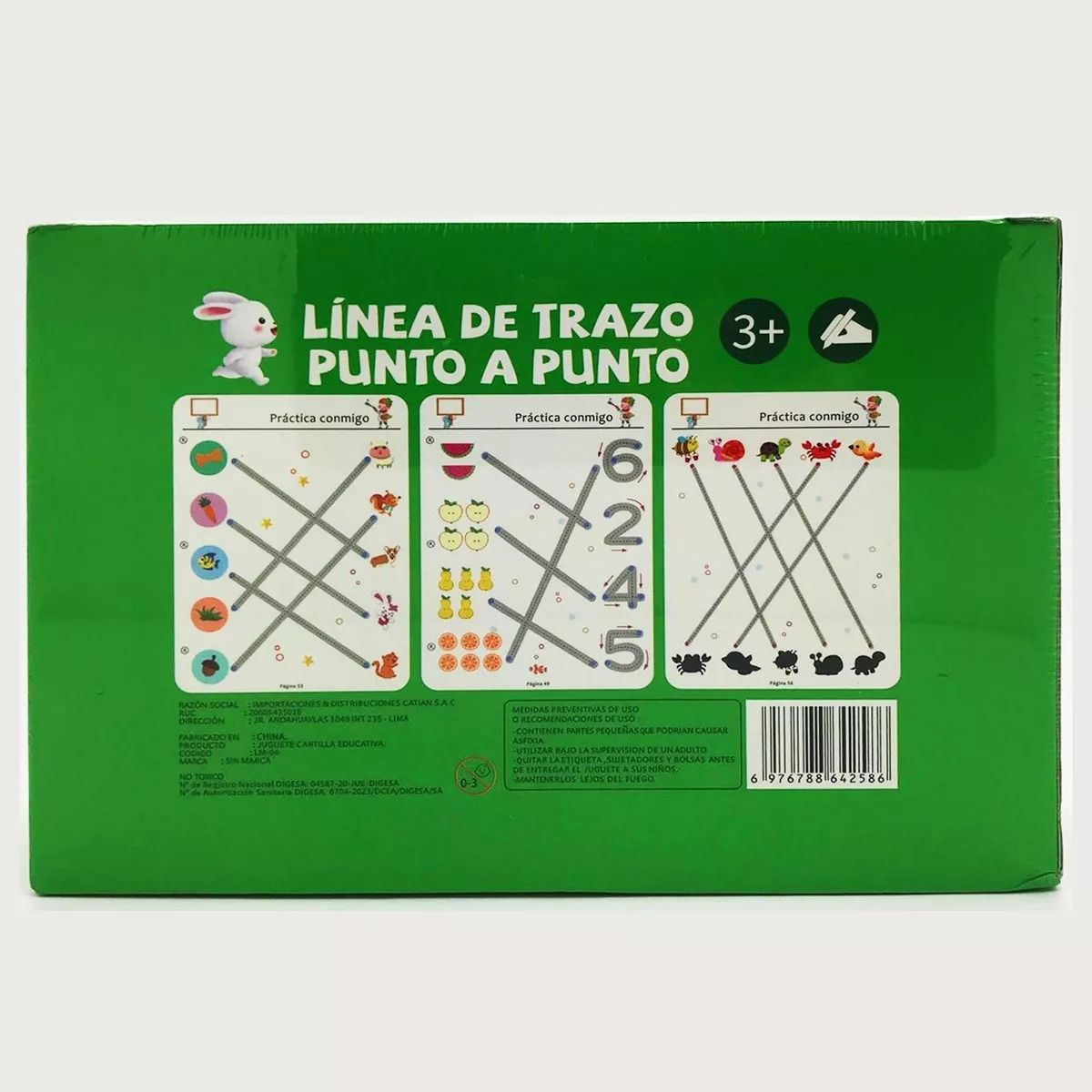 GENERICO - Libro de Trazo Animalitos para Bebes y Niños