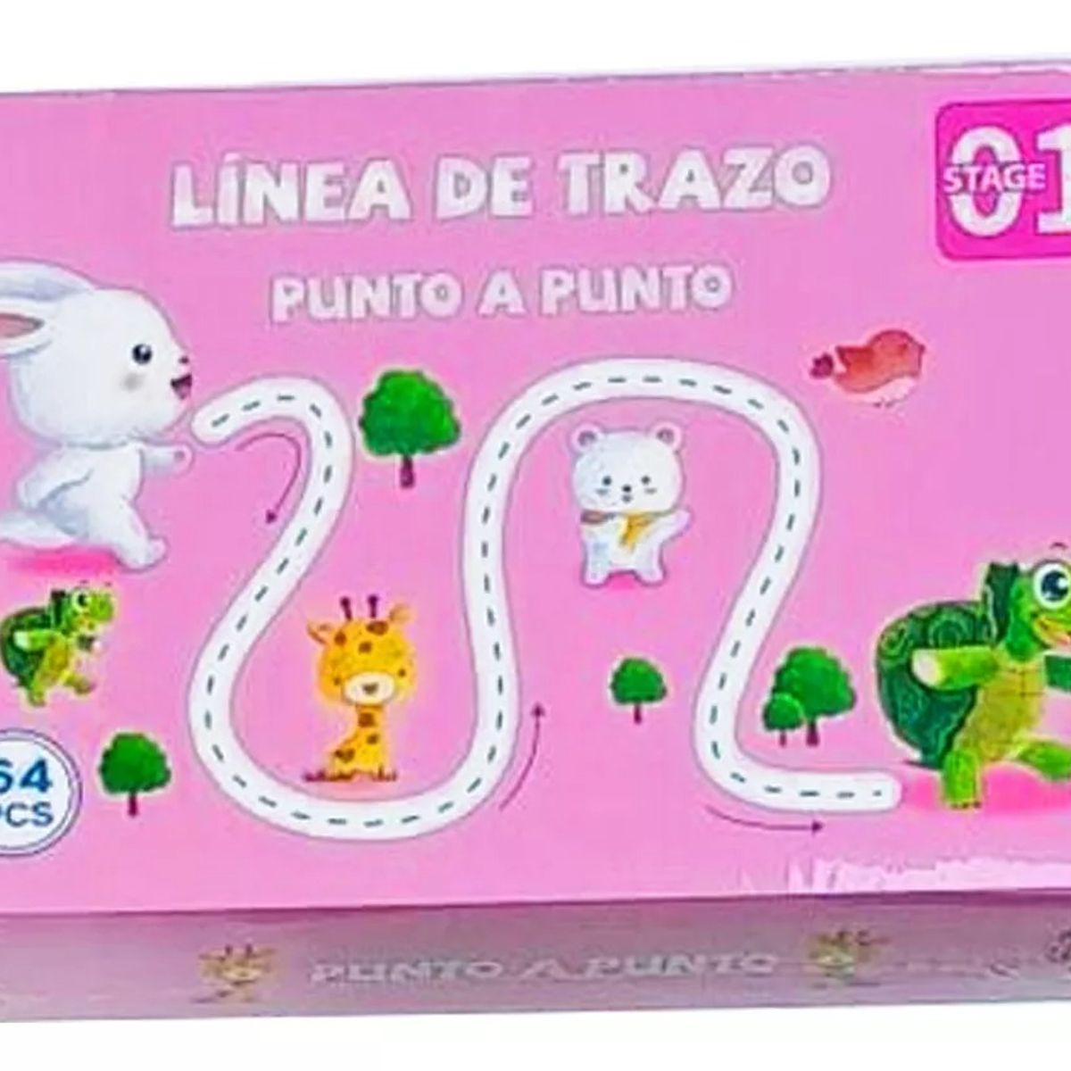 GENERICO - Libro de Trazo Animalitos para Bebes y Niños