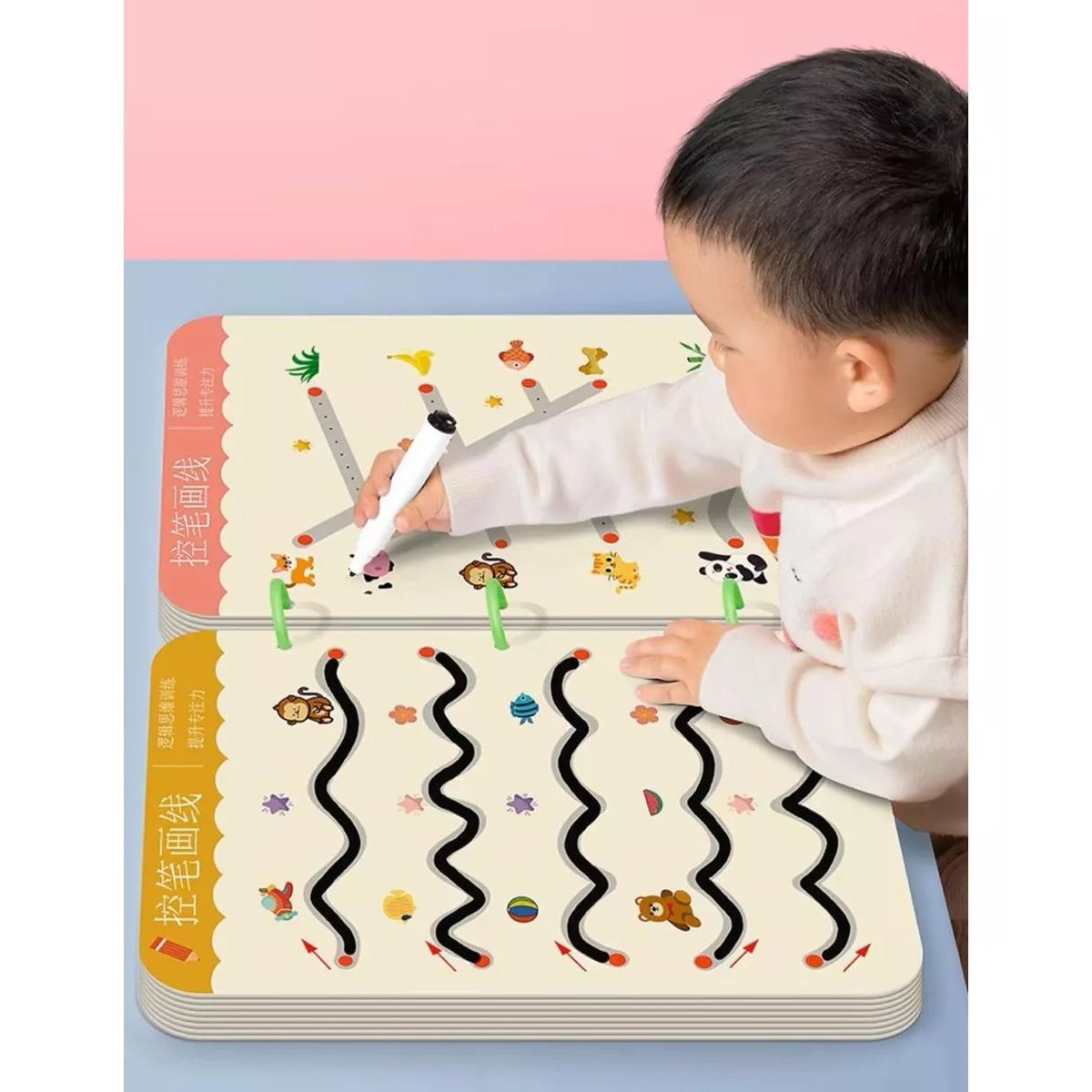 GENERICO - Libro de Trazo Animalitos para Bebes y Niños