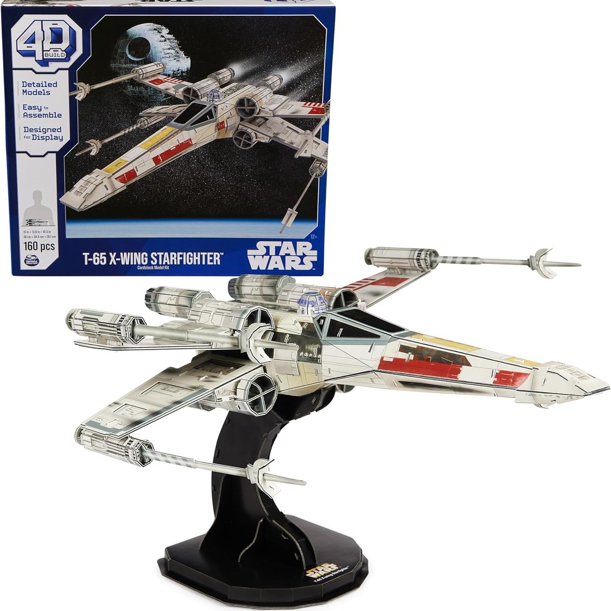 SHEEPBUSTER - Rompecabezas Armable 4D Cartón T-65 X-Wing Starfighter