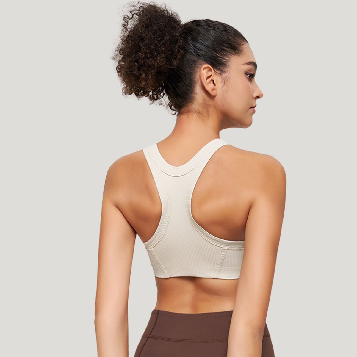 GENERICO - Crop Top Bividí Rib Acanalado Juvenil Aesthetic Teen
