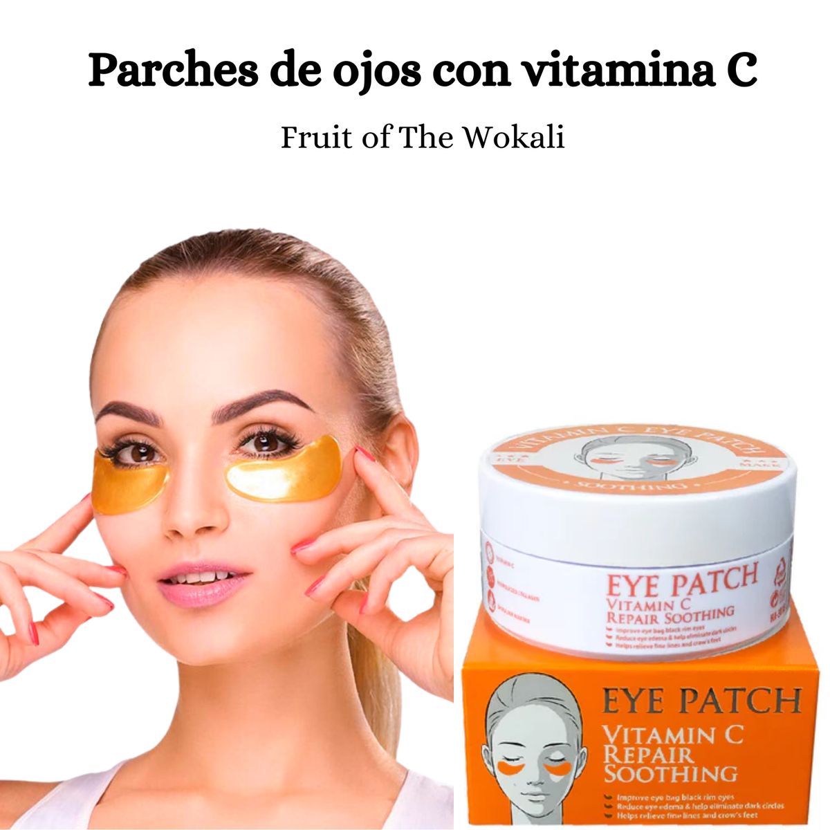 WOKALI - Parches De Ojos Con Vitamina C -  Fruit of The Wokali