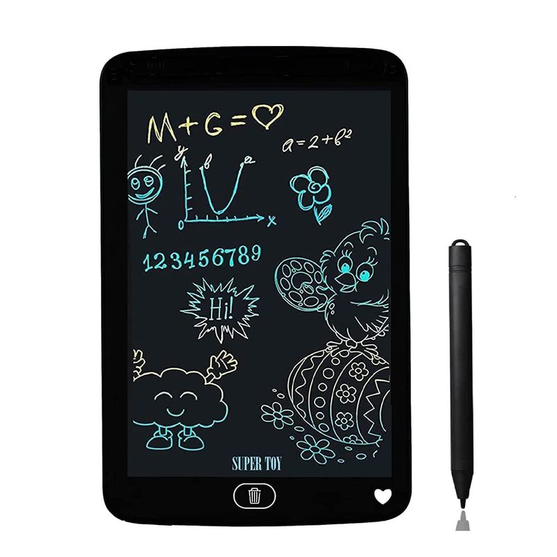 GENERICO - Pizarra Mágica de Escritura LCD de 10 Pulgadas Negro