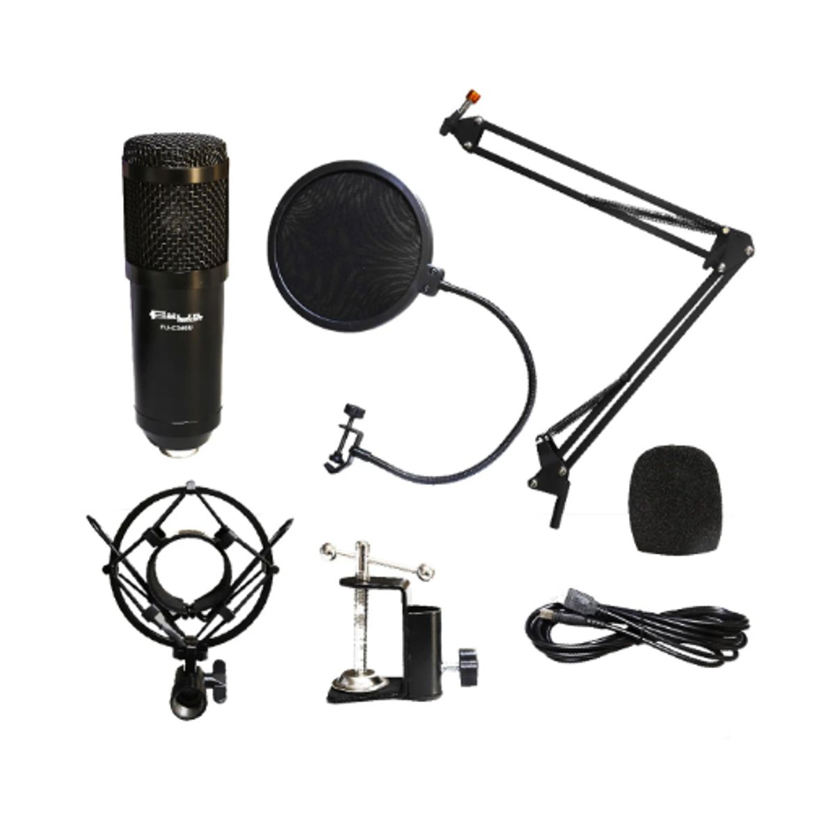 GENERICO - Micrófono de Condensador CCable USB CStand FU-CM34USB FEUR