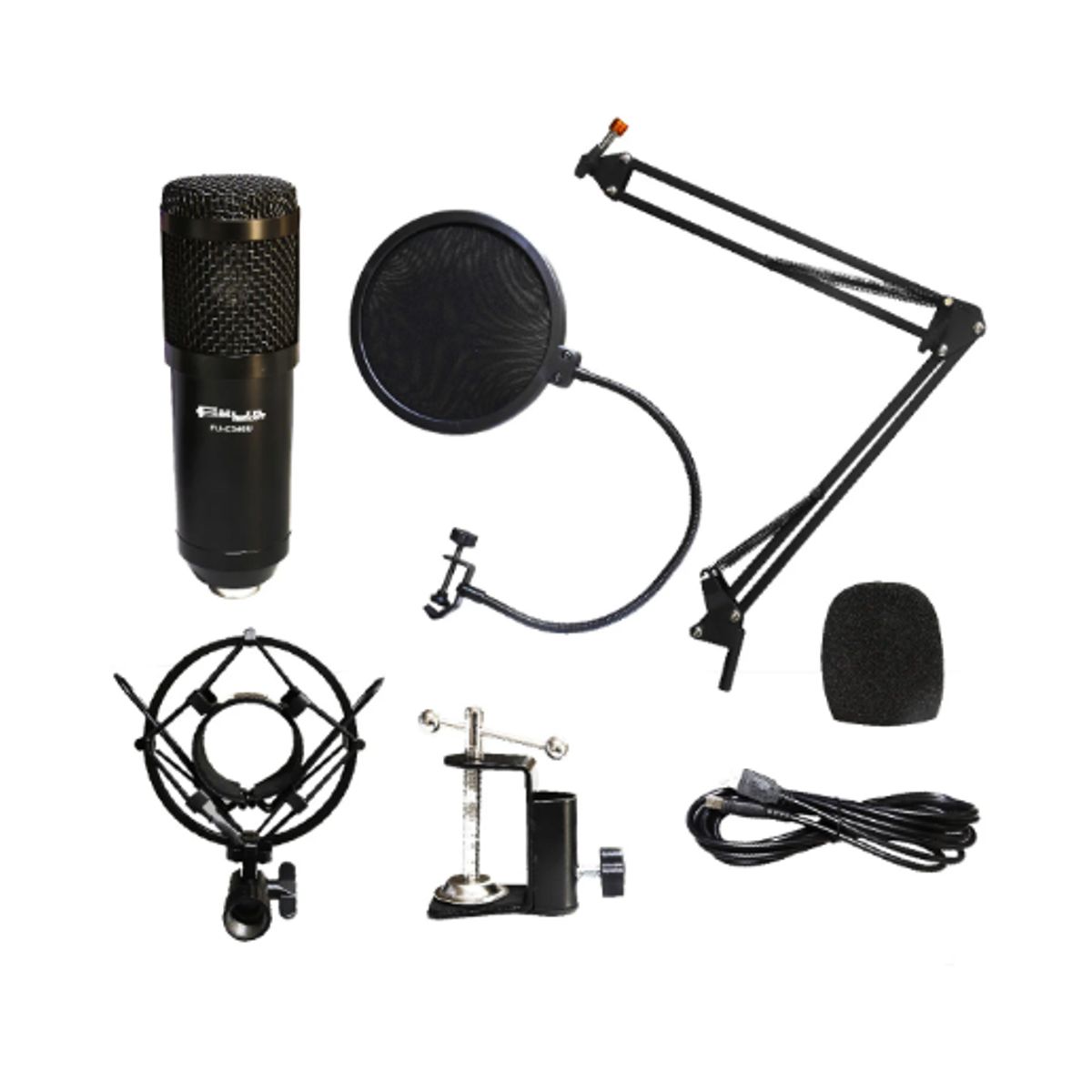 GENERICO - Micrófono de Condensador CCable USB CStand FU-CM34USB FEUR