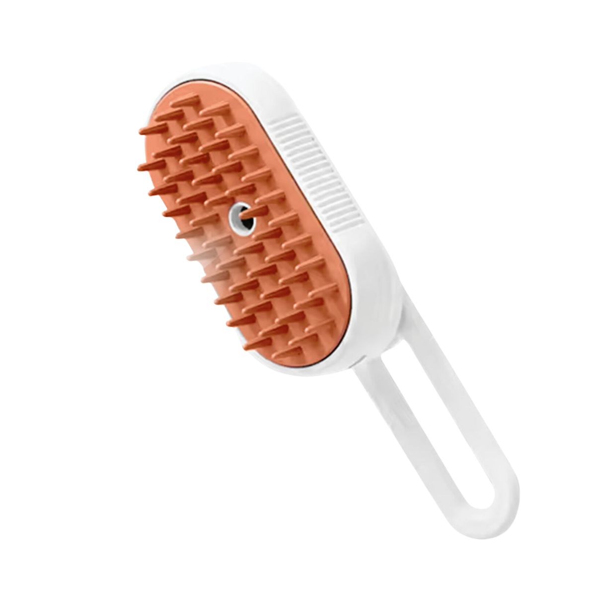 IMPORTADO MC - Cepillo a Vapor para mascotas recargable color blanco