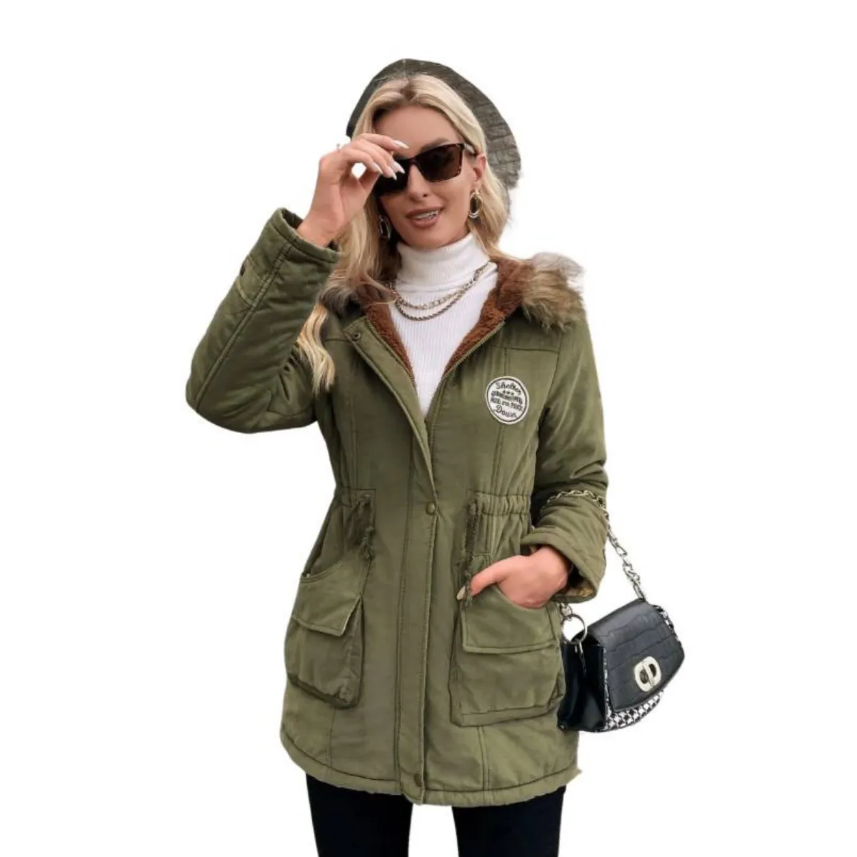 GENERICO - Casaca Parka Abrigo Mujer