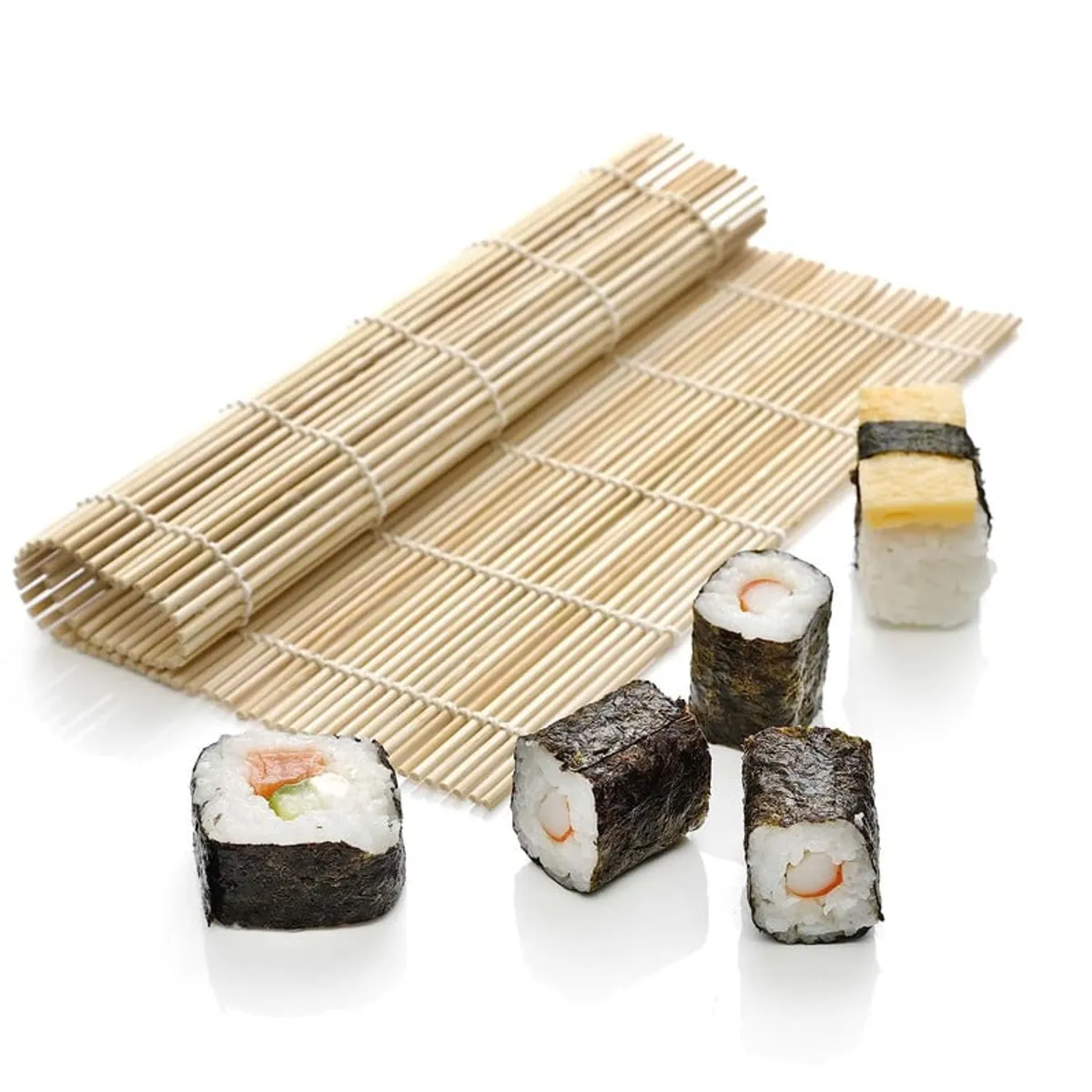 GENERICO - Esterilla De Bambu Delgado 1pza Bamboo Sushi Mat