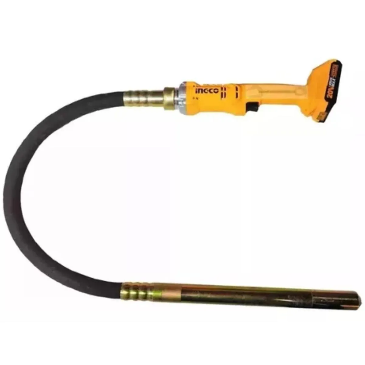 INGCO TOOLS - Vibrador Hormigón 20v Sonda Bateria + Cargador Ingco