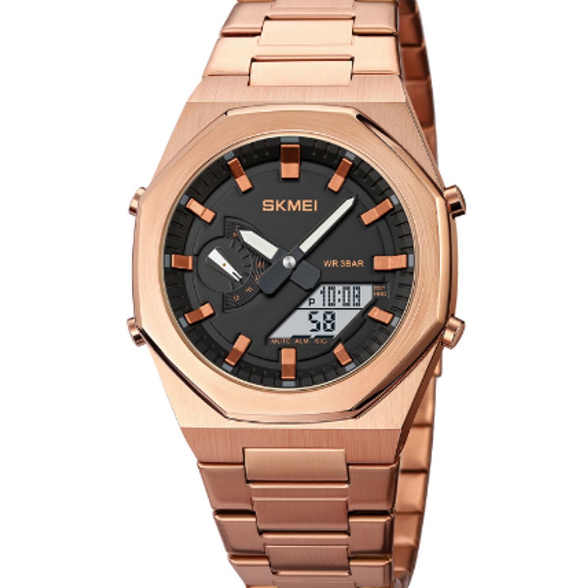 SKMEI - Reloj Skmei 1816 Negro Analogico Digital Hora Mundial