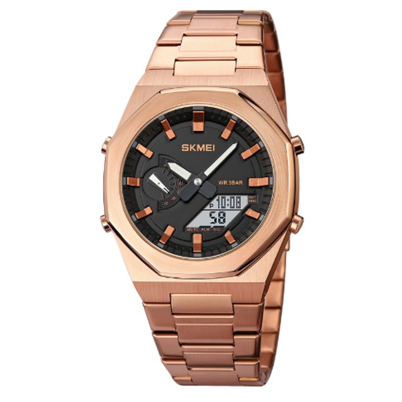 SKMEI - Reloj Skmei 1816 Negro Analogico Digital Hora Mundial