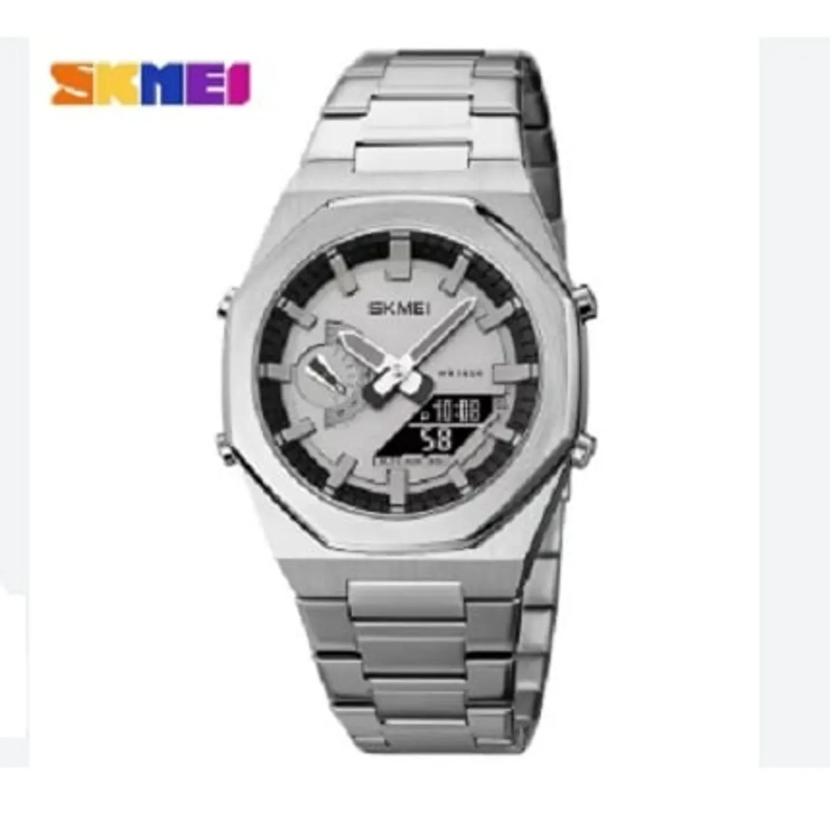 SKMEI - Reloj Skmei 1816 Negro Analogico Digital Hora Mundial