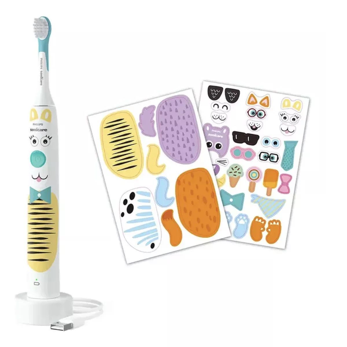 PHILIPS - Cepillo Electrico Sonicare Philips De Niño +3a Con Stickers