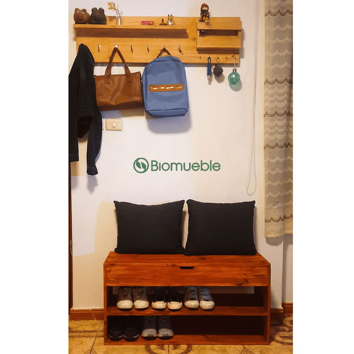 GENERICO - Zapatera Natura de pallets reciclados