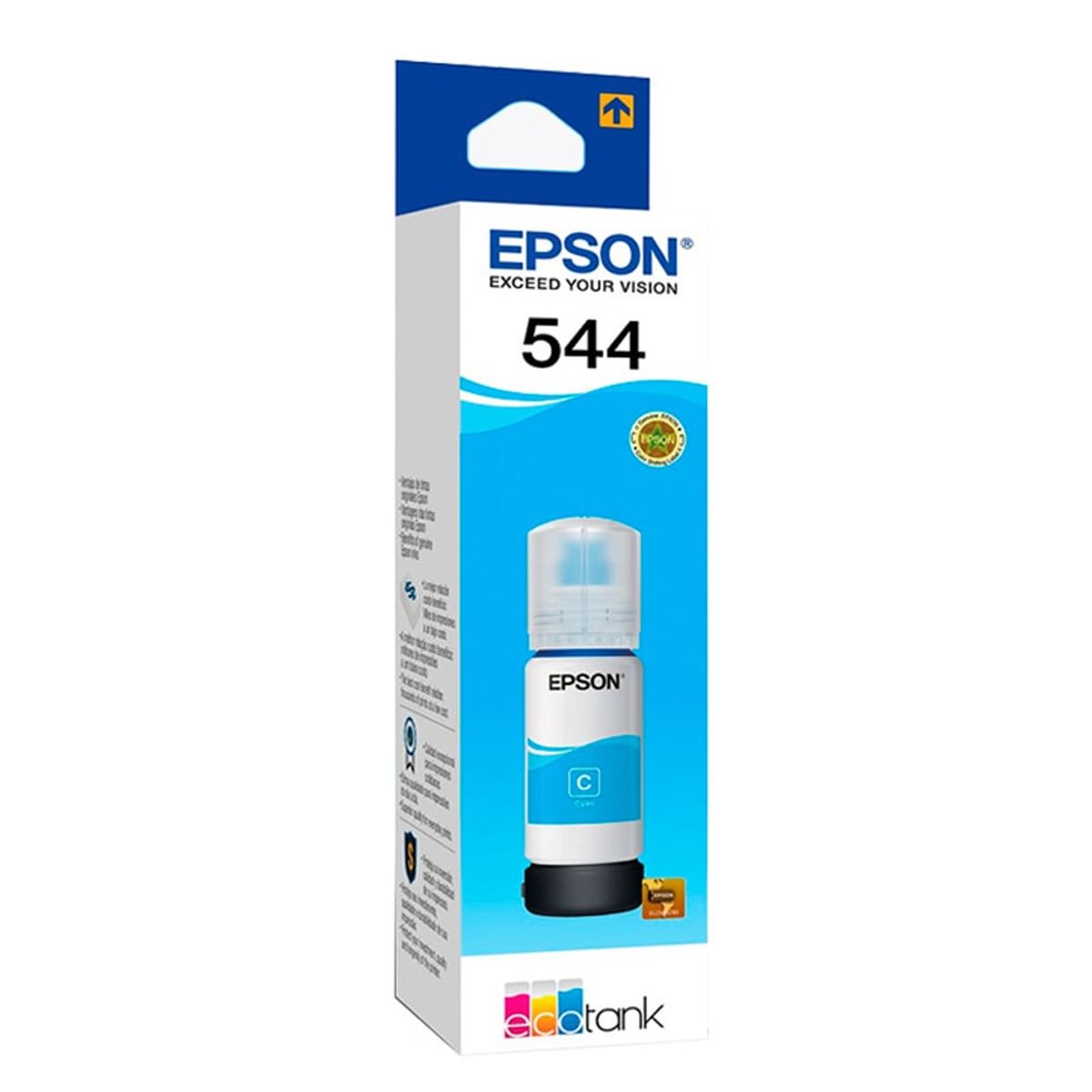 EPSON - Tinta Epson T544 544 Original AZUL CIAN L1110 L1210 L1250 L3110
