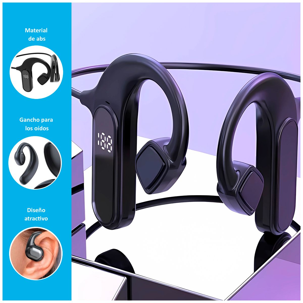 GENERICO - Audífonos Bluetooth VG09 Sport  Negro