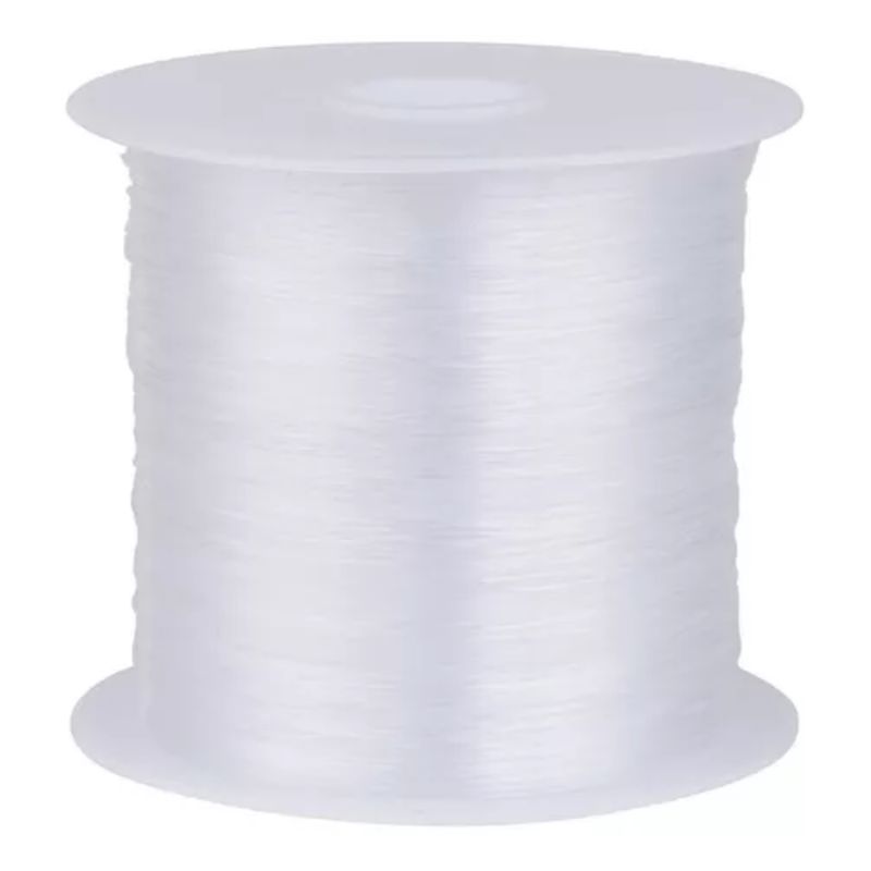 GENERICO - Rollo Hilo Nylon Para Armar Bisutería Pulsera Hilo de Pescar