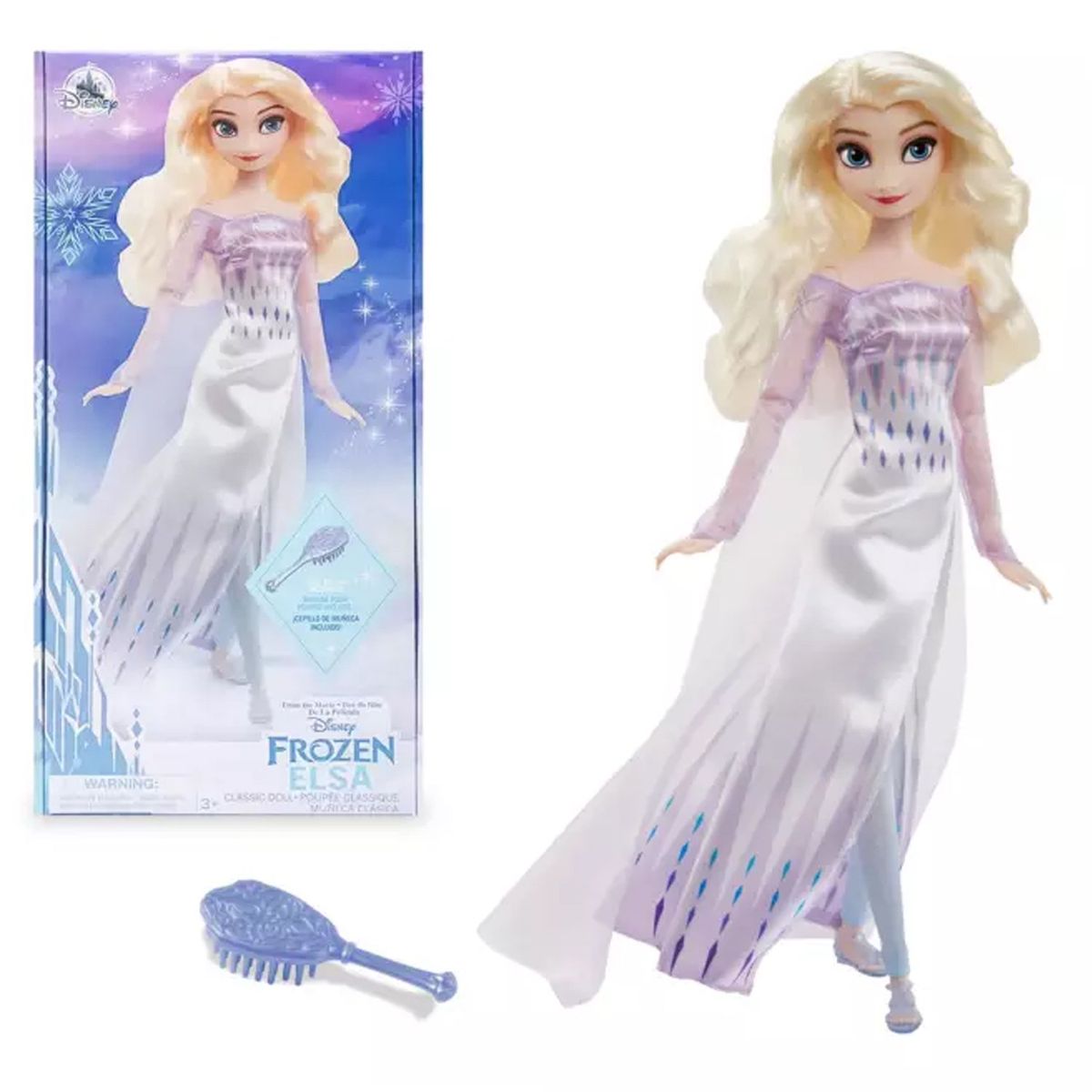 DISNEY - Muñeca Princesa Elsa 28 cm