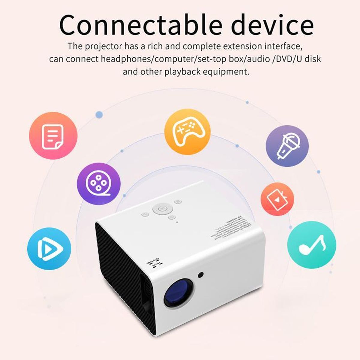 GENERICO - PROYECTOR MULTIMEDIA YUS T10 2400 LÚMENES