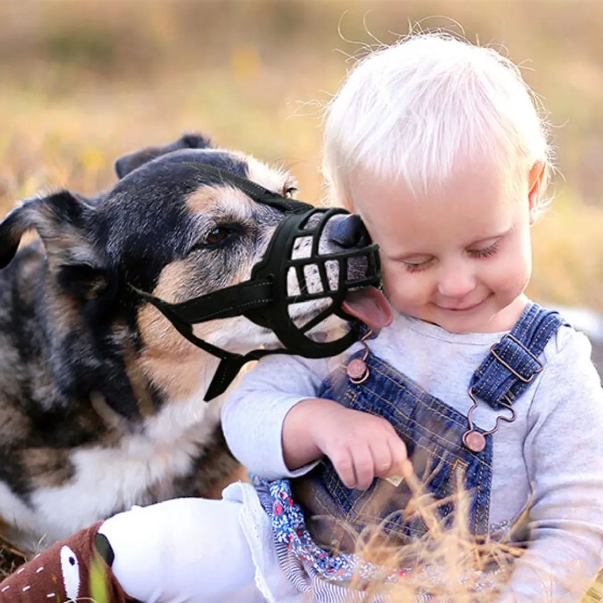 GENERICO - Bozal Flexible de Silicona para Perros Talla 1