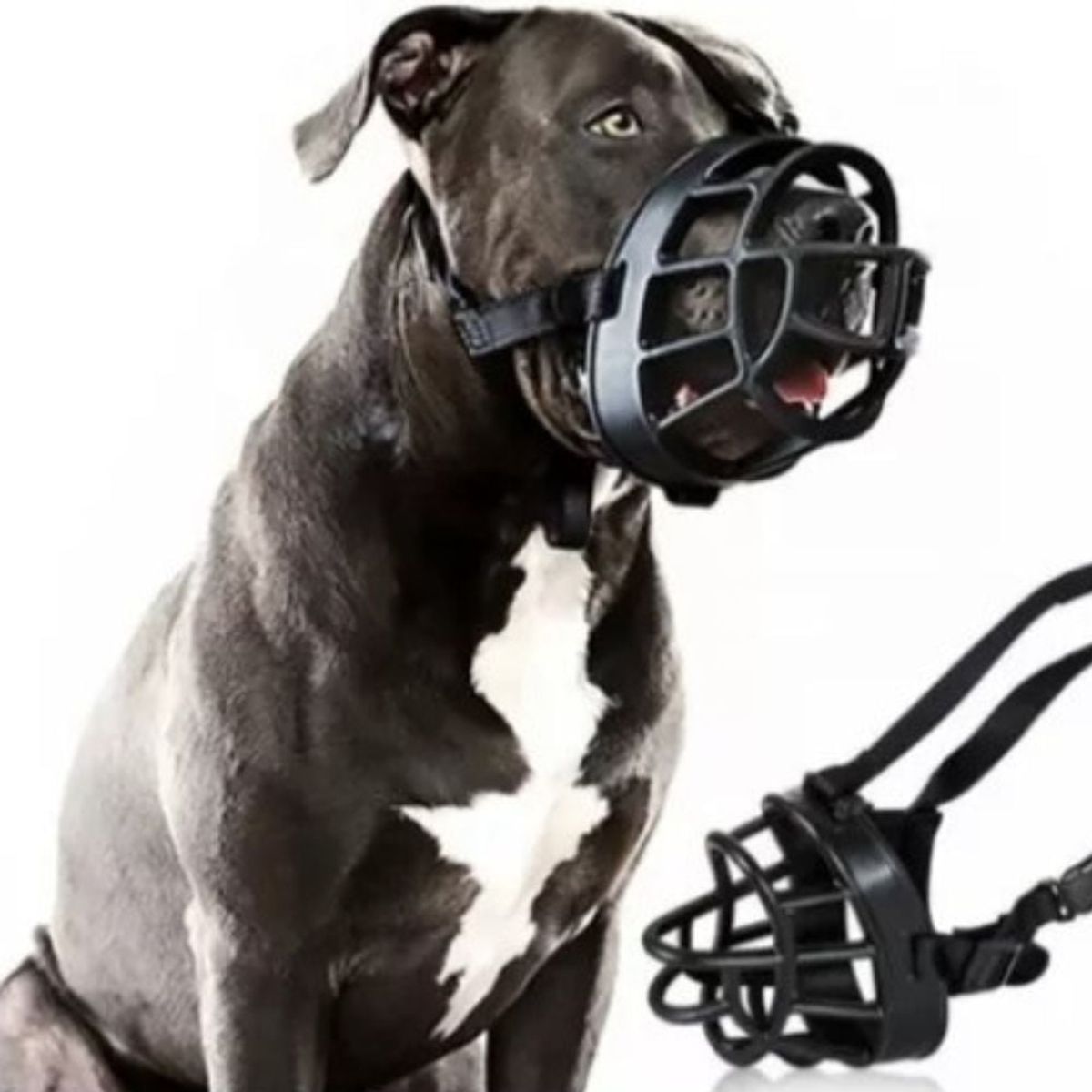 GENERICO - Bozal Flexible de Silicona para Perros Talla 6