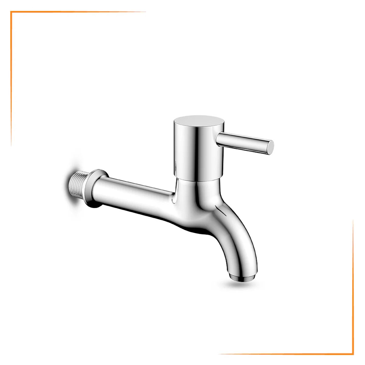 GENERICO - Grifería para Lavanderia Agua fría en  Bronce Cromado