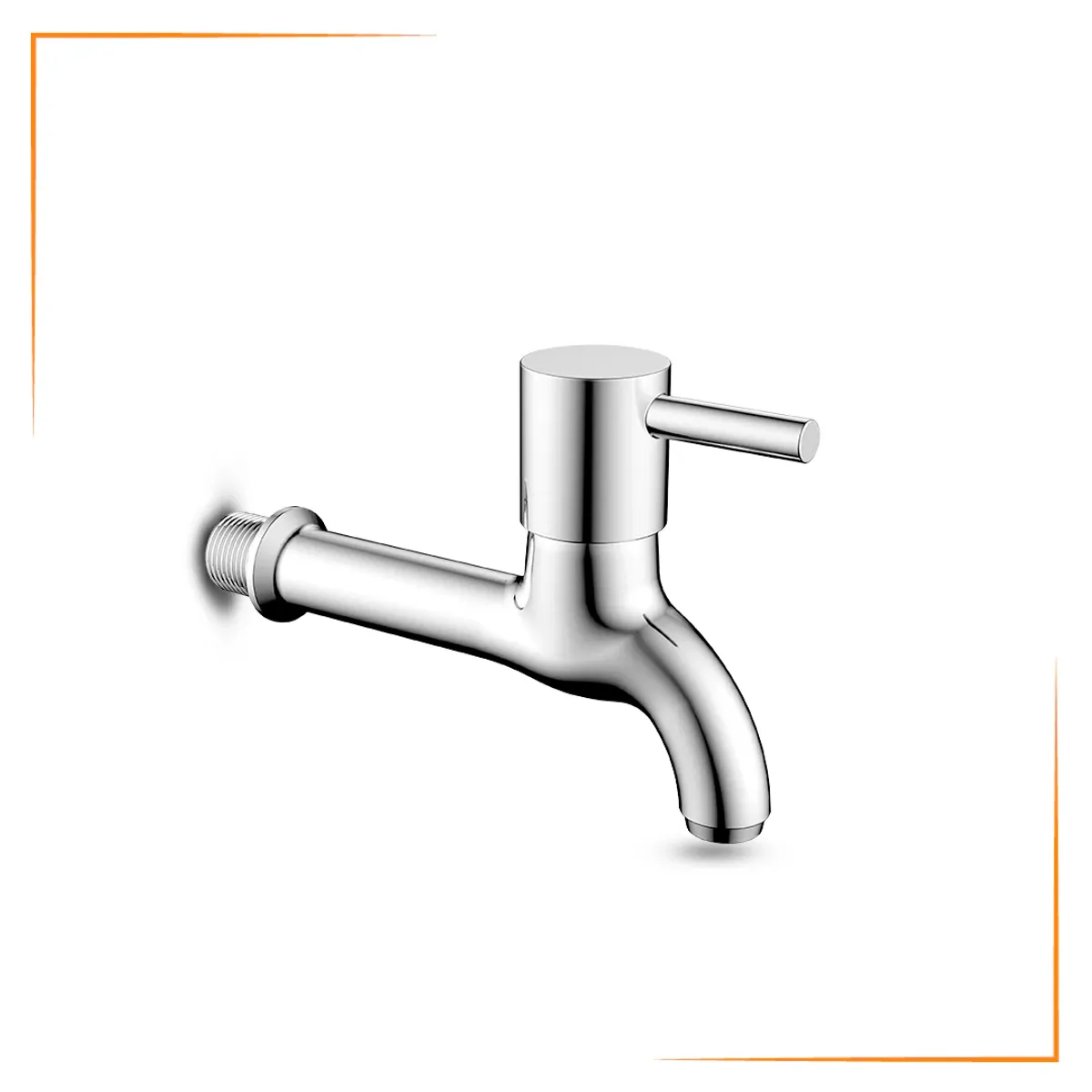 GENERICO - Grifería para Lavanderia Agua fría en  Bronce Cromado