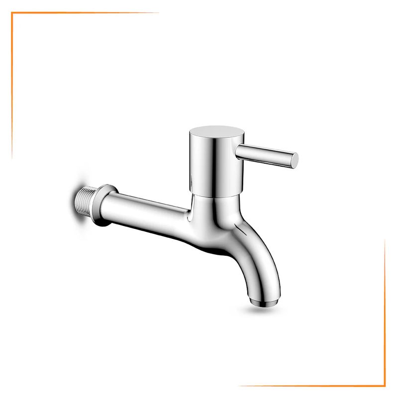 GENERICO - Grifería para Lavanderia Agua fría en  Bronce Cromado