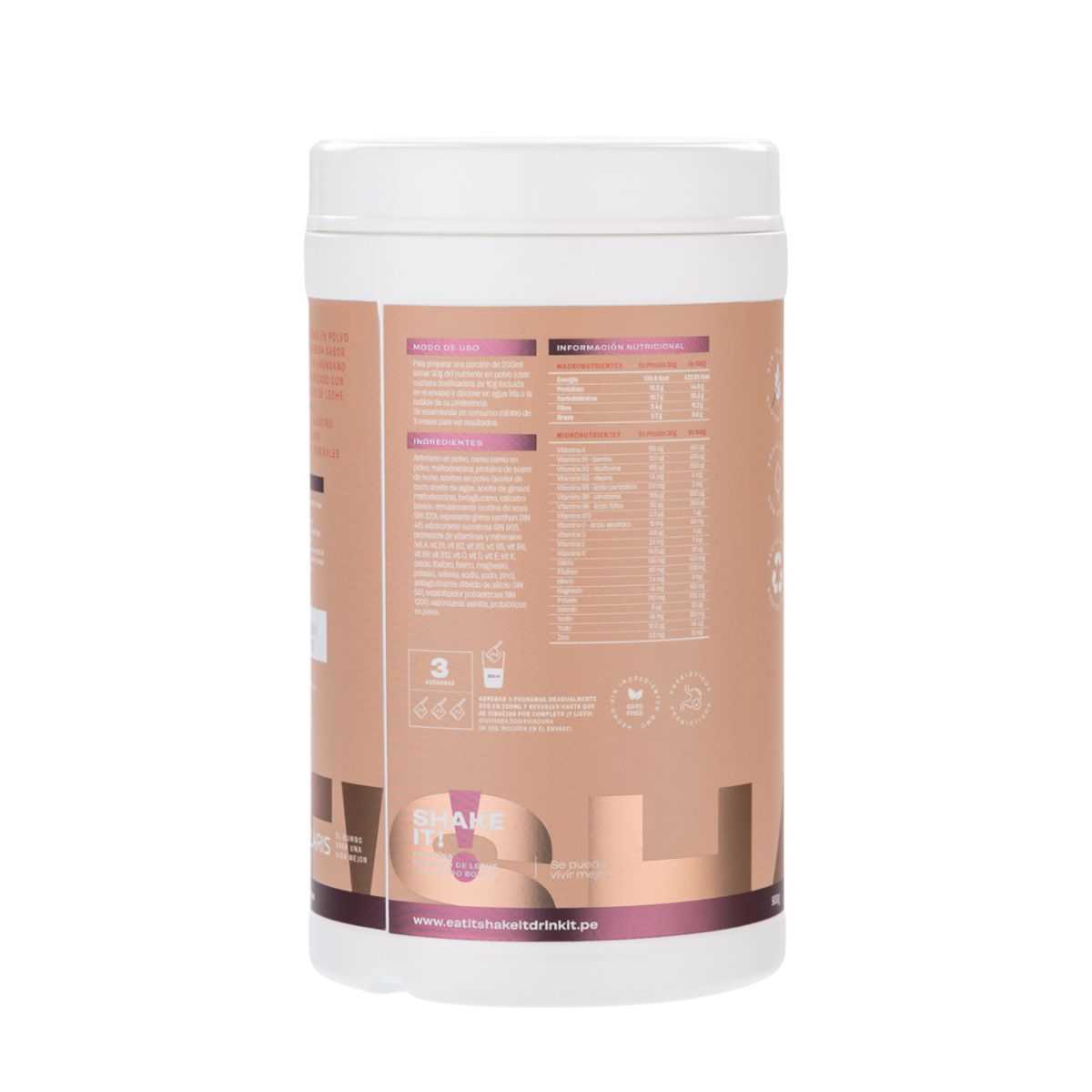 EAT IT SHAKE IT DRINK IT - SHAKE IT! PROTEINA DE SUERO DE LECHE + CALOSTRO DE BOVINO  900 GR