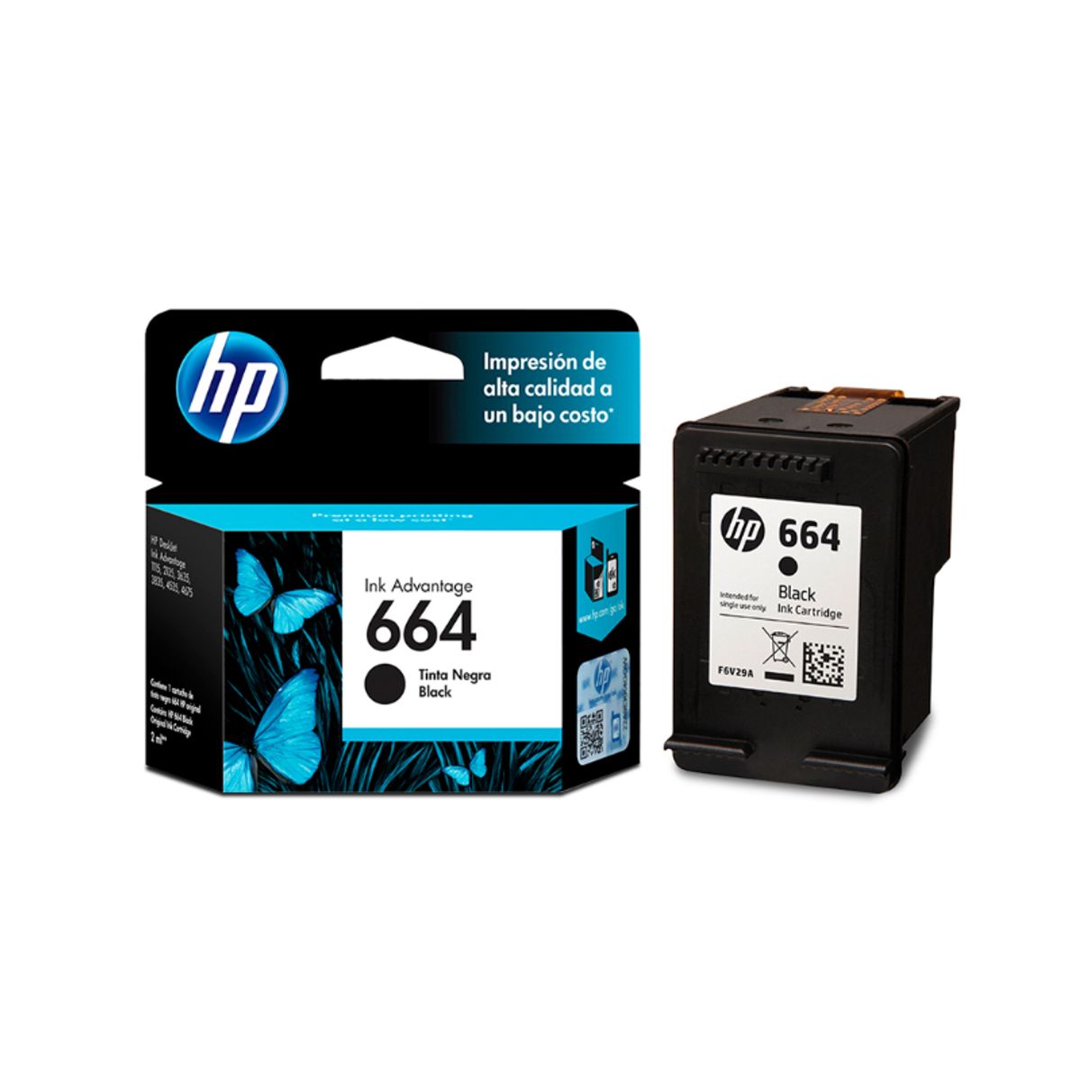 HP - Cartucho Hp 664 negro original