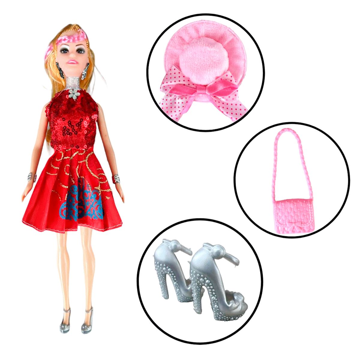 GENERICO - MUÑECA DEAR GIRL CON ACCESORIOS