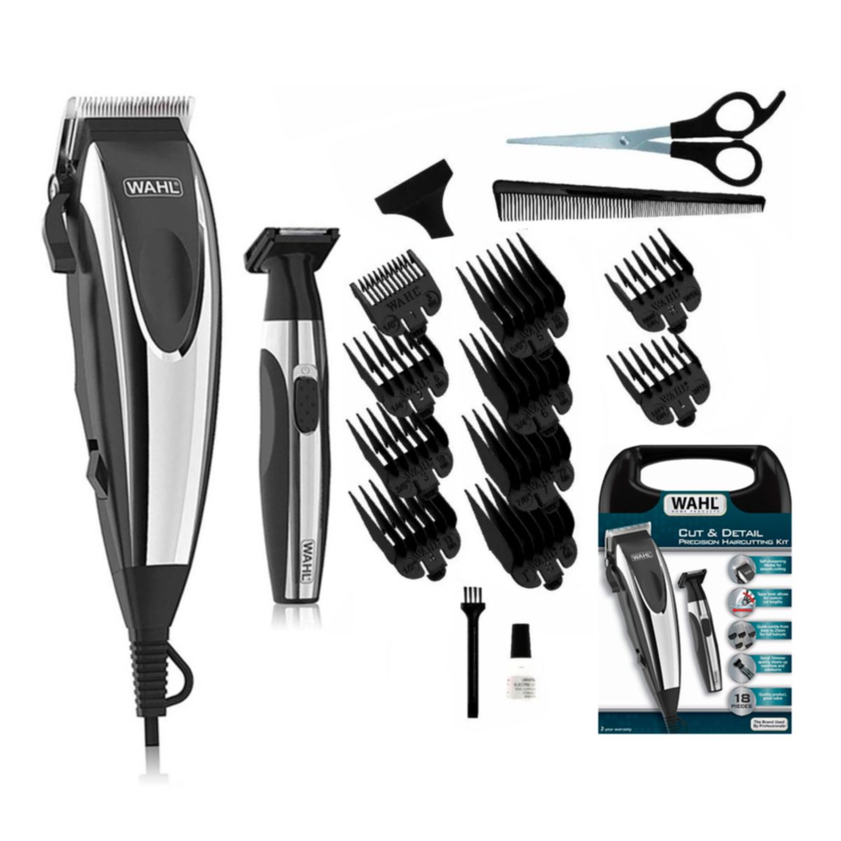 Wahl - Kit de Corte Cut  Detail 09243-6218 18Pzas