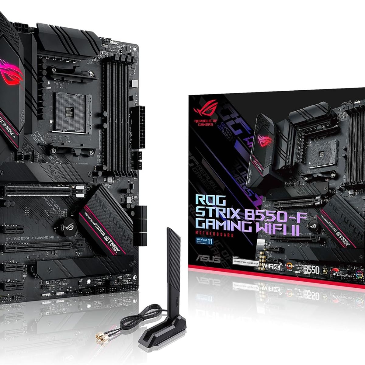 ASUS - Motherboard ASUS ROG STRIX B550-F GAMING WIFI II AMD B550 AM4 ATX