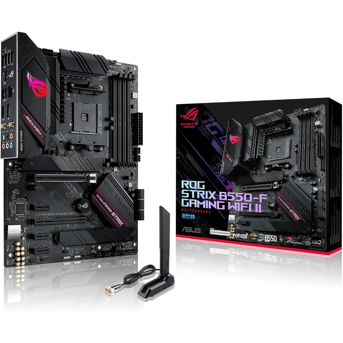 ASUS - Motherboard ASUS ROG STRIX B550-F GAMING WIFI II AMD B550 AM4 ATX