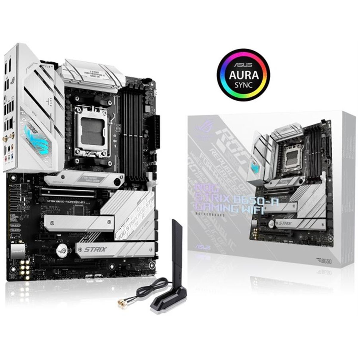 ASUS - Motherboard ASUS ROG STRIX B650-A GAMING WIFI AMD B650 AM5 ATX