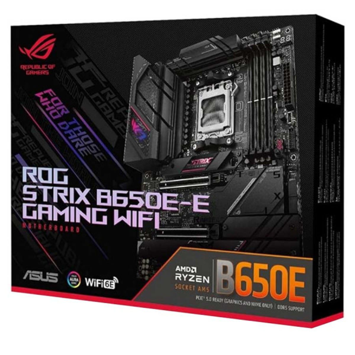 ASUS - Motherboard ASUS ROG STRIX B650E-F GAMING WIFI AMD B650 AM5 ATX