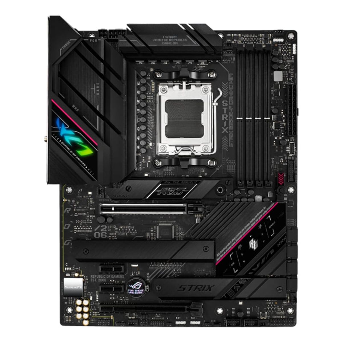ASUS - Motherboard ASUS ROG STRIX B650E-F GAMING WIFI AMD B650 AM5 ATX